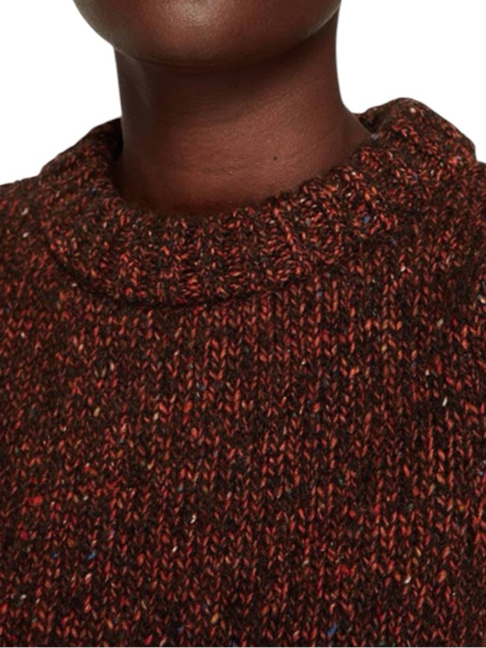 Anine Bing Rosalind Sweater Chunky Balloon Puffed Sleeves Alpaca Blend - Picture 5 of 15